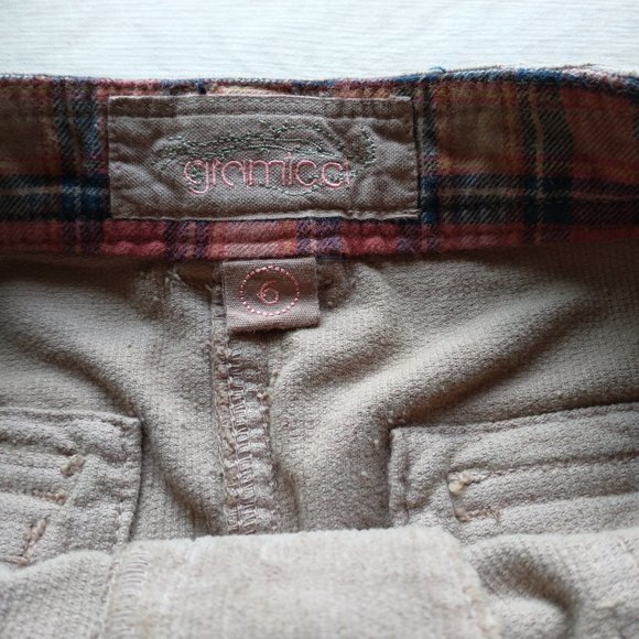 Gramicci Zoey Corduroy Mini Skirt Front Zip - Picture 4 of 7